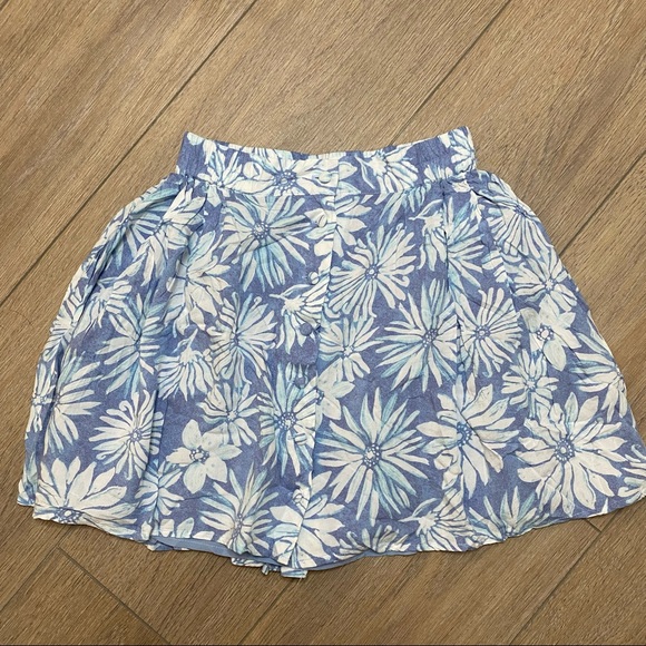 URBAN OUTFITTERS vintage daisy button front mini skirt XS - Picture 3 of 10